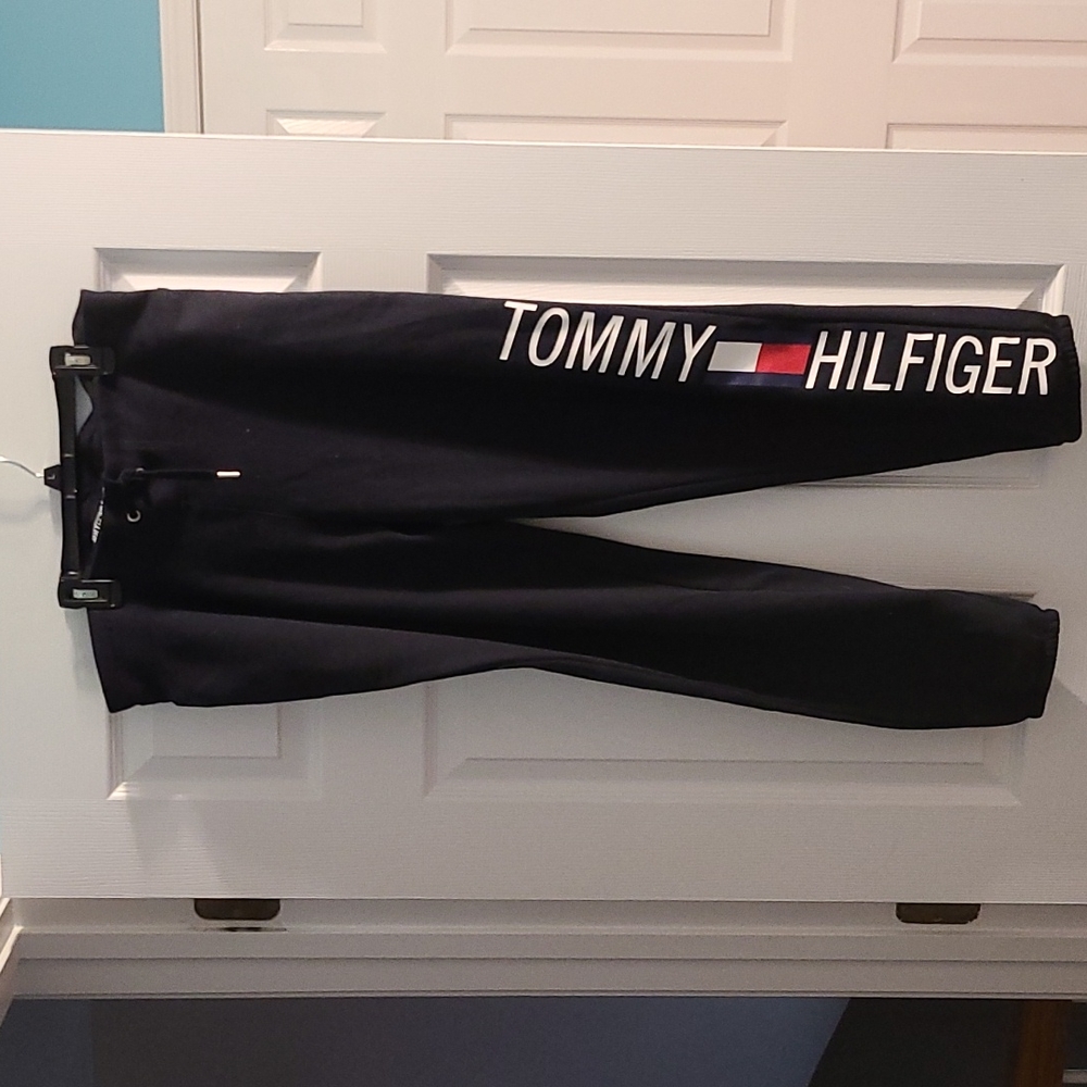 Tommy Hilfiger Black Sweatpants, Size L